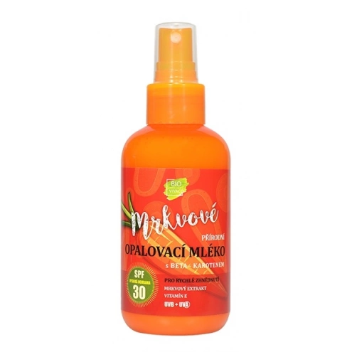 VIVACO 100% Natürliches Sonnenschutzmilch mit Karottenextrakt SPF 30 150 ml VIVACO 100% Natürliches Sonnenschutzmilch mit Karottenextrakt SPF 30 150 ml