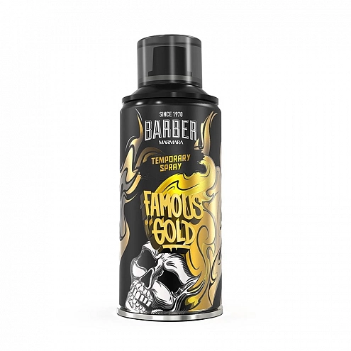 Marmara Barber Famous Gold Temporary Hair Color Spray 150 ml Marmara Barber Famous Gold Temporary Hair Color Spray 150 ml