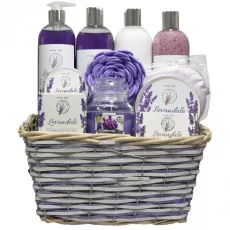 VIVACO Dárkový koš kosmetiky s levandulovým olejem