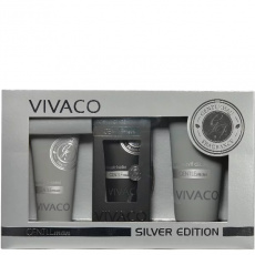 VIVACO Geschenkset Herrenpflege GENTLEMAN SILVER
