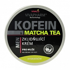 VIVACO Beruhigende Creme für Männer Koffein und Matcha Tee VIVAPHARM 200 ml