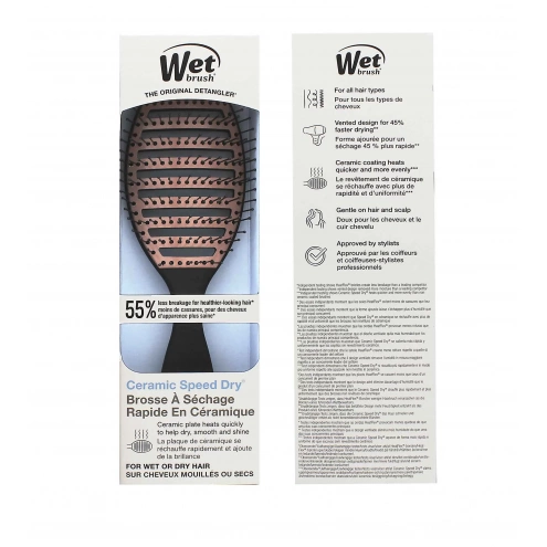 Wet Brush Ceramic Speed Dry Black