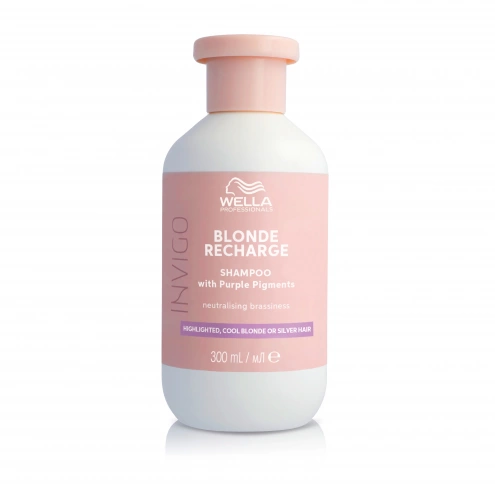 Wella Professionals Invigo Blonde Recharge Color Refreshing Shampoo 300 ml NEW Wella Professionals Invigo Blonde Recharge Color Refreshing Shampoo 300 ml NEW