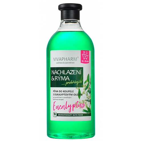 VIVACO Badezusatz mit Eukalyptusöl ERKÄLTUNG UND SCHNUPFEN 750 ml