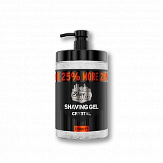 The Shave Factory gél na holenie transparentný Crystal XXL 1250 ml