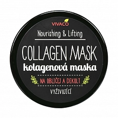 VIVACO Kollagenmaske für Gesicht und Dekolleté 100 ml
