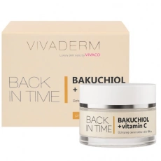 Schützende Tagescreme BAKUCHIOL + Vitamin C BACK IN TIME 50 ml