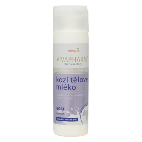 VIVACO Körpermilch mit Ziegenmilch VIVAPHARM 200 ml