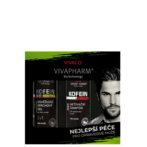 Geschenkset für Männerpflege mit Koffein