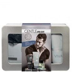 VIVACO Stilvolle Geschenkbox GENTLEMAN SILVER