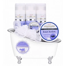 VIVACO Geschenkset mit Kosmetik und Ziegenmilch