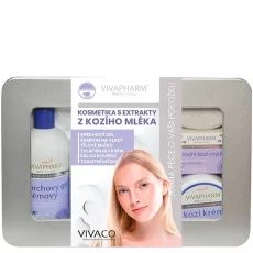 VIVACO Luxuriöse Geschenkverpackung mit Kosmetik aus Ziegenmilch