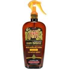 VIVACO Aufhellendes Wasser mit goldenen Glitzern SUN VITAL 300 ml
