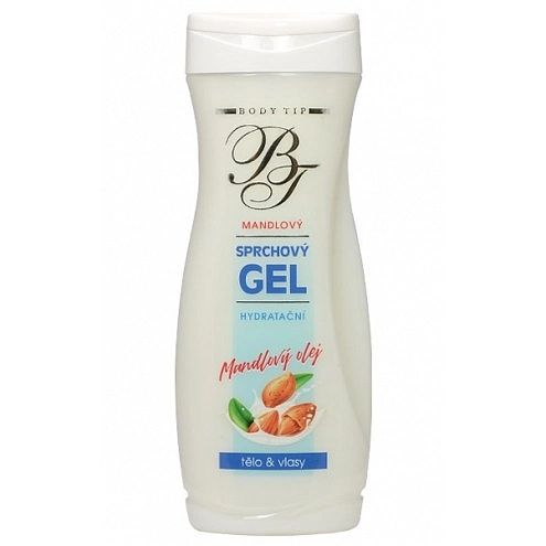 VIVACO BODY TIP Feuchtigkeitsspendendes Duschgel mit Mandelmilch 300 ml