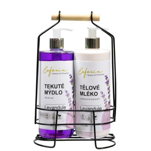 VIVACO Stilvolles Kosmetikset mit Lavendelöl EUFORIA