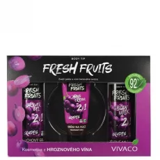 VIVACO Geschenkset Kosmetik mit Traubenwein
