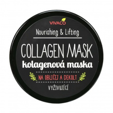 VIVACO Kollagenmaske für Gesicht und Dekolleté 100 ml
