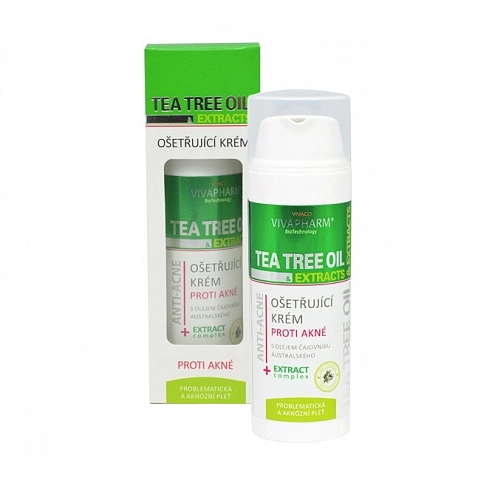 VIVACO Gesichtscreme mit Teebaumöl VIVAPHARM 50 ml VIVACO Gesichtscreme mit Teebaumöl VIVAPHARM 50 ml