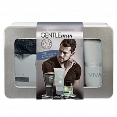 VIVACO Stilvolle Geschenkbox GENTLEMAN SILVER
