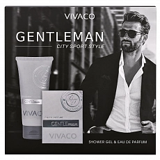 VIVACO Geschenkset Herrenpflege GENTLEMAN SILVER