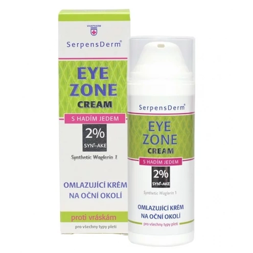 VIVACO Verjüngende Augencreme mit Schlangengift SERPENSDERM 50 ml