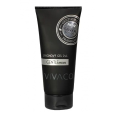VIVACO Duschgel 2in1 für Männer GENTLEMAN SILVER EDITION 200 ml