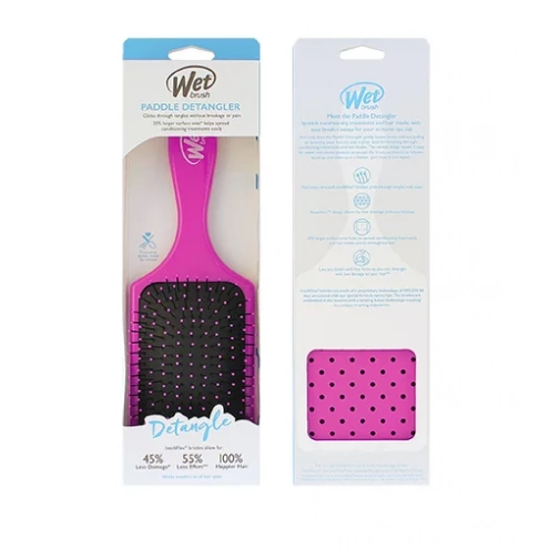 Wet Brush Paddle Detangler Pink