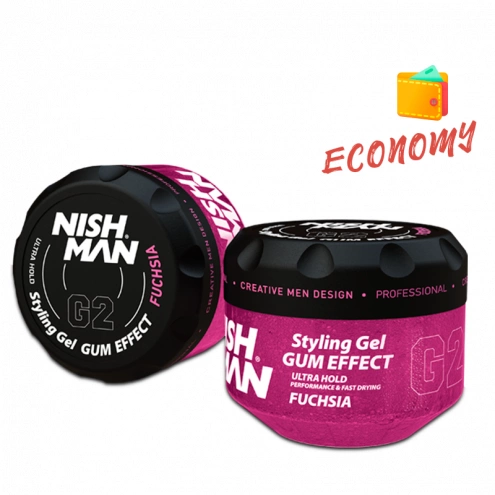 Gél na vlasy Nishman G2 Fuchsia 300ml