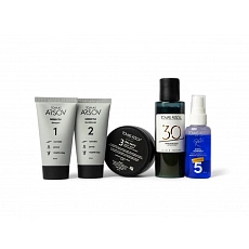 Tomas Arsov Green Tea Travel Hair Care Set With Sun Oil And Protective Keratin Mist