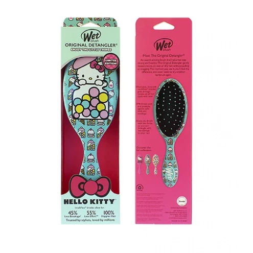 Wet Brush Original Detangler Hello Kitty Candy Jar Blue