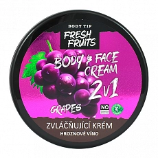 VIVACO Feuchtigkeitscreme für Körper und Gesicht Traube BODY TIP 200 ml