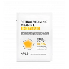 APLB Retinol Vitamin C Vitamin E Sheet Mask 25 ml