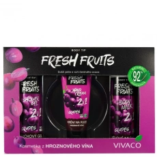 VIVACO Geschenkset Kosmetik mit Traubenwein