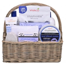 Geschenkkorb mit Kosmetik aus Ziegenmilch