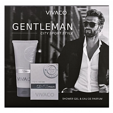 VIVACO Geschenkset Herrenpflege GENTLEMAN SILVER