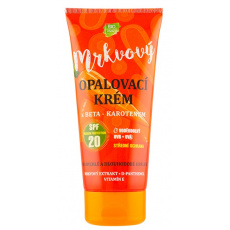 VIVACO Opalovací krém s mrkvovým extraktem SPF 20 200 ml