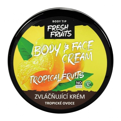 VIVACO Feuchtigkeitscreme für Körper und Gesicht Tropische Früchte BODY TIP 200 ml