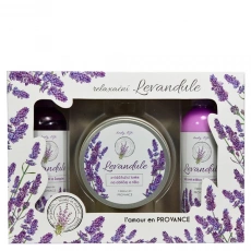 VIVACO Geschenkset Kosmetik mit Lavendelöl