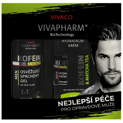 VIVACO Geschenkset Pflege für Männer mit Koffein VIVACO Geschenkset Pflege für Männer mit Koffein