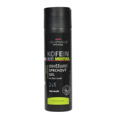 VIVACO Koffein Duschgel 2in1 mit Menthol für Männer VIVAPHARM 200 ml
