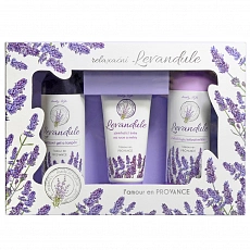 VIVACO Geschenkset Kosmetik mit Lavendelöl