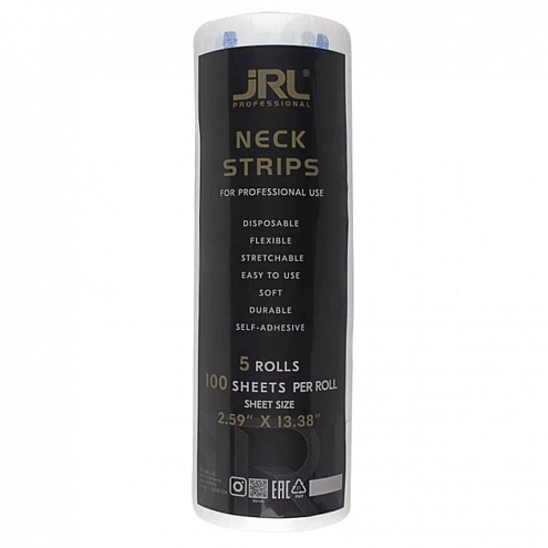 JRL Neck Strips 500 ks White JRL Neck Strips 500 ks White